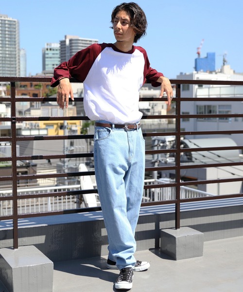 8(eight)(エイト)の「デニムワイドパンツ(デニムパンツ・メンズ・サックスブルー/ブルー/ワンウォッシュ/ホワイト系その他/サックスブルー系1/ブラック・MEDIUM/LARGE)」の22枚目の写真