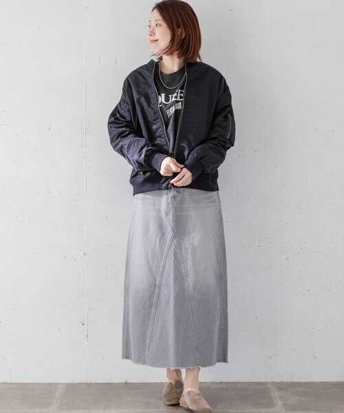 URBAN RESEARCH Sonny Label（アーバンリサーチサニーレーベル）の「(撥水加工)オーバーサイズMA-1ブルゾン（MA-1・レディース・ネイビー/ブラック/カーキ・FREE）」の13枚目の写真