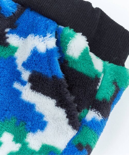 PARTY PARTY（パーティーパーティー）の「/デジカモファーフリース set up（カーディガン/ボレロ・キッズ・ブルー・100/110/90/80）」の4枚目の写真