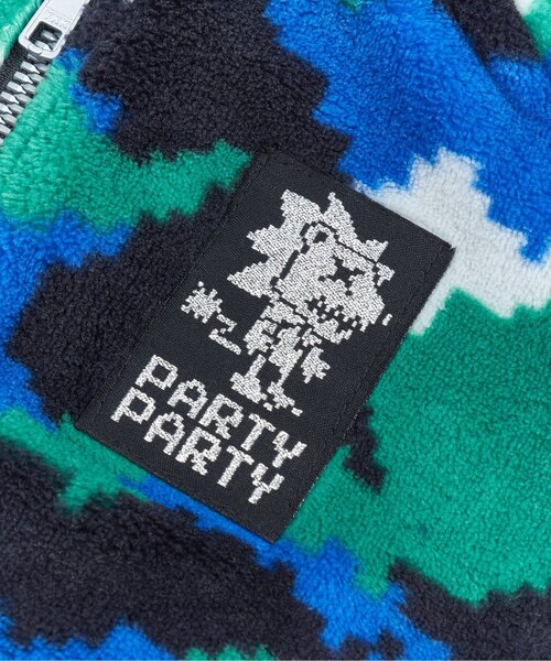 PARTY PARTY（パーティーパーティー）の「/デジカモファーフリース set up（カーディガン/ボレロ・キッズ・ブルー・100/110/90/80）」の6枚目の写真