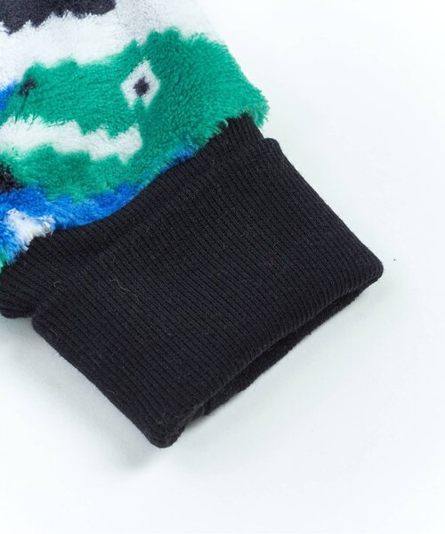 PARTY PARTY（パーティーパーティー）の「/デジカモファーフリース set up（カーディガン/ボレロ・キッズ・ブルー・100/110/90/80）」の10枚目の写真