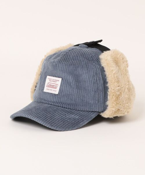 COLEMAN（コールマン）の「Coleman/コールマン　キッズコーデュロイフライトキャップ（キャップ・キッズ・ブルー/ピンク/ブラウン/ベージュ/ブラック/ネイビー/カーキ/レッド・53-55cm）」の5枚目の写真