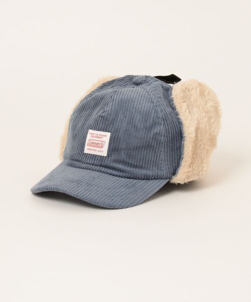 COLEMAN（コールマン）の「Coleman/コールマン　キッズコーデュロイフライトキャップ（キャップ・キッズ・ブルー/ピンク/ブラウン/ベージュ/ブラック/ネイビー/カーキ/レッド・53-55cm）」の6枚目の写真