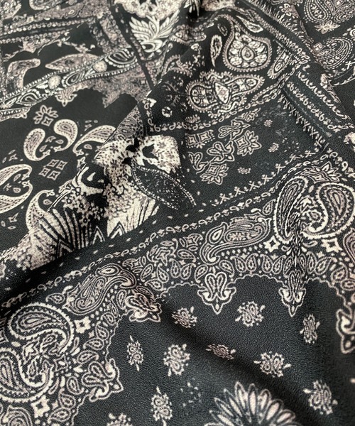 JACKROSE（ジャックローズ）の「JE-リメイク・ペイズリーLSシャツ（シャツ/ブラウス・メンズ・ブラック/ブルー・M/L）」の6枚目の写真