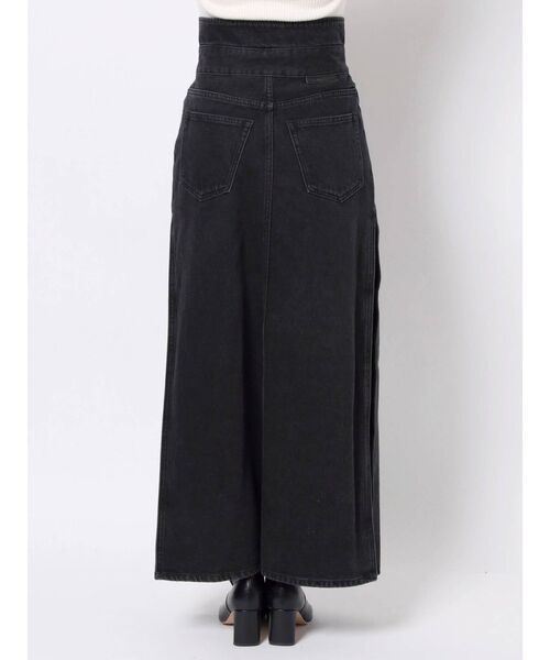 LAGUNAMOON（ラグナムーン）の「サイドプリーツデニムスカート（デニムスカート・レディース・ブラック/ブルー・SMALL/MEDIUM）」の16枚目の写真