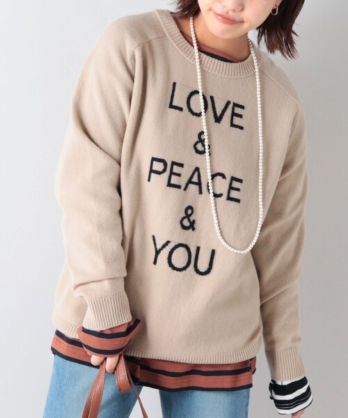 NOLLEY’S（ノーリーズ）の「ロゴジャガードプルオーバーニット（ニット/セーター・レディース・ブラック/ベージュ/ラベンダー/ネイビー・38）」の3枚目の写真