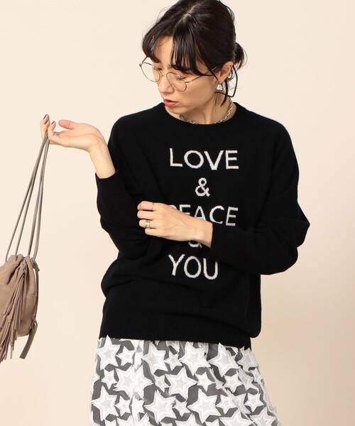 NOLLEY’S（ノーリーズ）の「ロゴジャガードプルオーバーニット（ニット/セーター・レディース・ブラック/ベージュ/ラベンダー/ネイビー・38）」の15枚目の写真