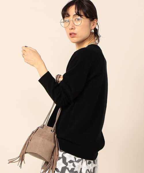 NOLLEY’S（ノーリーズ）の「ロゴジャガードプルオーバーニット（ニット/セーター・レディース・ブラック/ベージュ/ラベンダー/ネイビー・38）」の18枚目の写真