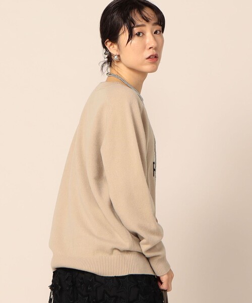 NOLLEY’S（ノーリーズ）の「ロゴジャガードプルオーバーニット（ニット/セーター・レディース・ブラック/ベージュ/ラベンダー/ネイビー・38）」の19枚目の写真