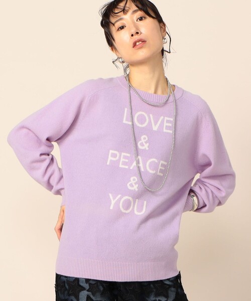 NOLLEY’S（ノーリーズ）の「ロゴジャガードプルオーバーニット（ニット/セーター・レディース・ブラック/ベージュ/ラベンダー/ネイビー・38）」の17枚目の写真