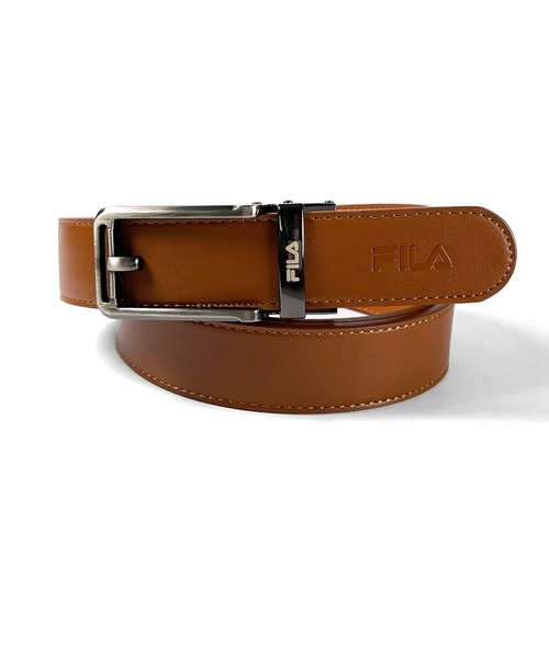 FILA(フィラ)の「【FILA/フィラ】ブランドロゴ カジュアル スマート ロックベルト(ベルト・メンズ・レッド/ネイビー/チョコ/ホワイト/ブラウン/ブラック・FREE)」の4枚目の写真