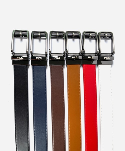FILA(フィラ)の「【FILA/フィラ】ブランドロゴ カジュアル スマート ロックベルト(ベルト・メンズ・レッド/ネイビー/チョコ/ホワイト/ブラウン/ブラック・FREE)」の14枚目の写真