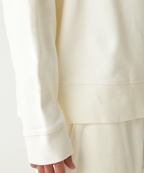 STUDIO NICHOLSON（スタジオニコルソン）の「【Sunspel and Studio Nicholson】COTTON FLEECEBACK（パーカー・メンズ・ブラック/アイボリー・SMALL/XS/MEDIUM/LARGE）」の20枚目の写真