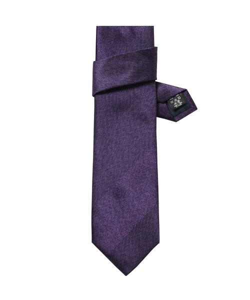 Cricket（クリケット）の「[クリケット] Cricket 6色メランジ 無地 ネクタイ トレ（ネクタイ・メンズ・チャコールグレー/ダークブラウン/ネイビー/ダークパープル/ロイヤルブルー/ワイン/イエロー/グリーン/ピンク/ラベンダー/サックスブルー系・FREE）」の7枚目の写真