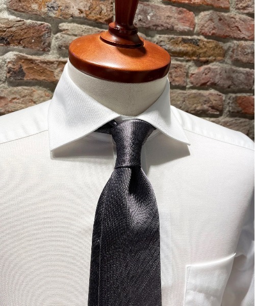 Cricket（クリケット）の「[クリケット] Cricket 6色メランジ 無地 ネクタイ トレ（ネクタイ・メンズ・チャコールグレー/ダークブラウン/ネイビー/ダークパープル/ロイヤルブルー/ワイン/イエロー/グリーン/ピンク/ラベンダー/サックスブルー系・FREE）」の13枚目の写真