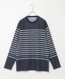 ikka | 【メディア紹介商品】WジャガードボーダーロンT(Tシャツ/カットソー)