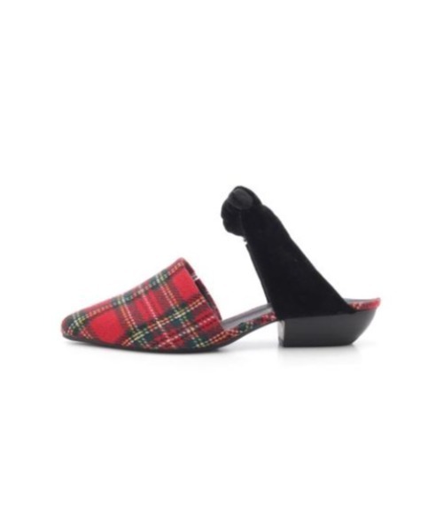 F-TROUPE（エフトゥループ）の「F-TROUPE WESTERN SANDAL  SA033 TARTAN（サンダル・レディース・レッド/ブルー・39/36/37/38）」の3枚目の写真