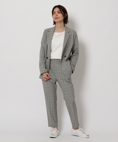 THE SHOP TK (ザ ショップ ティーケー )の「◆【美forパンツ】テーパードパンツ(スーツパンツ・レディース・チャコールグレー/オリーブ/ブルー/ブラック系・11/10/13/14/12)」の18枚目の写真