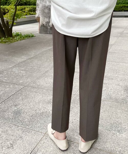 THE SHOP TK (ザ ショップ ティーケー )の「◆【美forパンツ】テーパードパンツ(スーツパンツ・レディース・チャコールグレー/オリーブ/ブルー/ブラック系・11/10/13/14/12)」の22枚目の写真