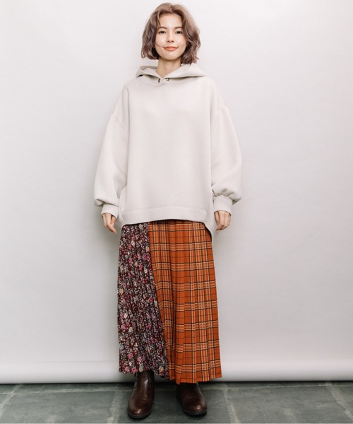 refinedworks（リファインドワークス）の「ダンボールバルーンパーカー（パーカー・レディース・チャコールグレー/グレー系その他/キャメル・FREE）」の18枚目の写真