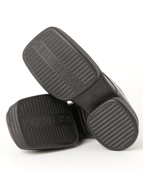 SFW（エスエフダブリュー）の「厚底フラットシューズ（ドレスシューズ・レディース・ホワイト/ブラック・38/39/35/36/37）」の3枚目の写真