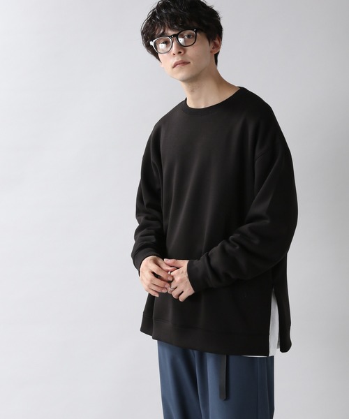 RAGEBLUE（レイジブルー）の「ダンボール/スソZIPストレッチクルー/214701（スウェット・メンズ・ホワイト/ライトブルー/ブラック/ダークグレー/キャメル・MEDIUM/LARGE）」の3枚目の写真