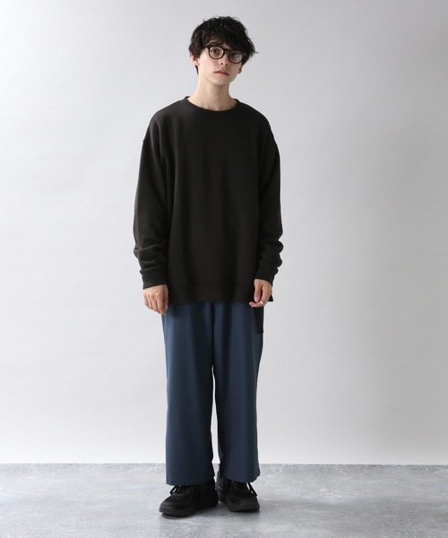 RAGEBLUE（レイジブルー）の「ダンボール/スソZIPストレッチクルー/214701（スウェット・メンズ・ホワイト/ライトブルー/ブラック/ダークグレー/キャメル・MEDIUM/LARGE）」の10枚目の写真