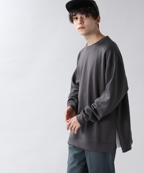 RAGEBLUE（レイジブルー）の「ダンボール/スソZIPストレッチクルー/214701（スウェット・メンズ・ホワイト/ライトブルー/ブラック/ダークグレー/キャメル・MEDIUM/LARGE）」の15枚目の写真