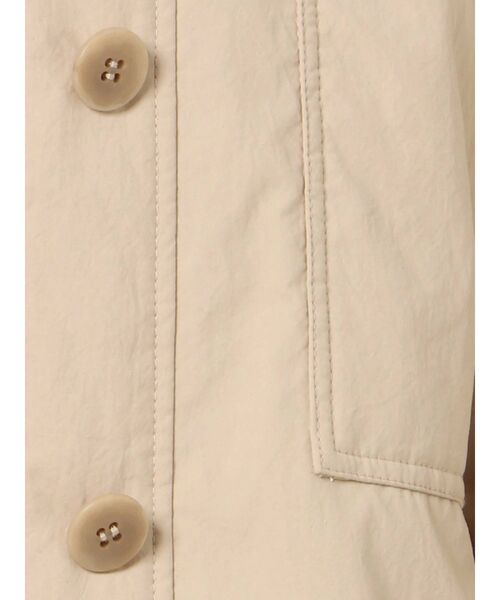 LAGUNAMOON（ラグナムーン）の「CPOジャケット（ステンカラーコート・レディース・ホワイト/ベージュ/ブラック・FREE）」の13枚目の写真