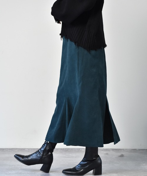 RETRO GIRL（レトロガール）の「スリットマーメイドスカート（スカート・レディース・ブラック/グリーン/アイボリー・FREE）」の10枚目の写真