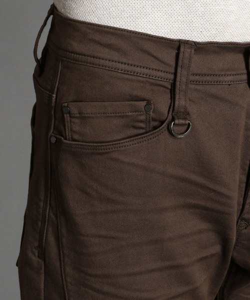 HIDEAWAYS NICOLE(ハイダウェイニコル)の「ヨコクロサテンストレッチ裏起毛パンツ(その他パンツ・メンズ・ブラック/オフホワイト/カーキ/モカ・SMALL/MEDIUM/LARGE/X-LARGE)」の11枚目の写真