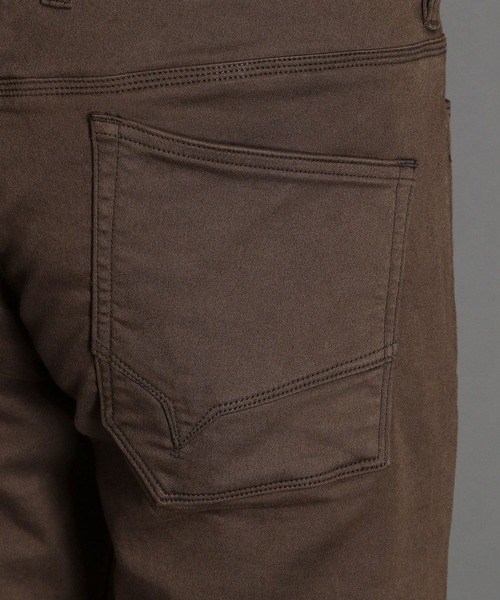 HIDEAWAYS NICOLE(ハイダウェイニコル)の「ヨコクロサテンストレッチ裏起毛パンツ(その他パンツ・メンズ・ブラック/オフホワイト/カーキ/モカ・SMALL/MEDIUM/LARGE/X-LARGE)」の10枚目の写真