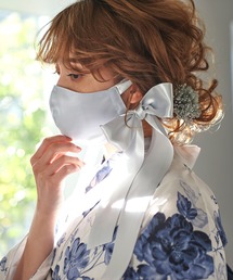 Dita（ディータ）の「【国産】ビッグサテンリボンフェミニンマスク（その他雑貨）」