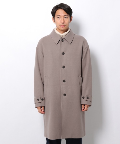 LAKOLE（ラコレ）の「ウーリーテックステンカラーコート / 953110（ステンカラーコート・メンズ・アッシュグレー/ブラック/ネイビー/ブラウン・SMALL/MEDIUM/LARGE）」の13枚目の写真
