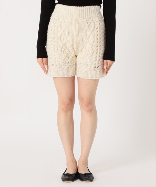 Charles Chaton(シャルルシャトン)の「ガーデンニットショーツ(その他パンツ・レディース・アイボリー・FREE)」の5枚目の写真