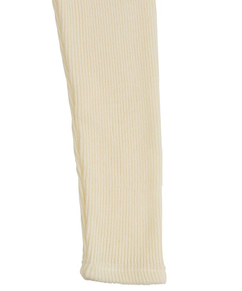 PUNYUS（プニュズ）の「リブハイネックニット（ニット/セーター・レディース・グリーン/パープル/ブラック/オレンジ/オフホワイト・3/4/2/1）」の15枚目の写真