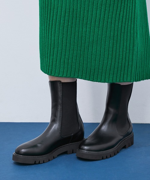 ADAM ET ROPE'（アダムエロペ）の「【WEB限定】サイドゴアブーツ（ブーツ・レディース・ブラック・23.5cm/24.5cm/23.0cm/24.0cm）」の12枚目の写真
