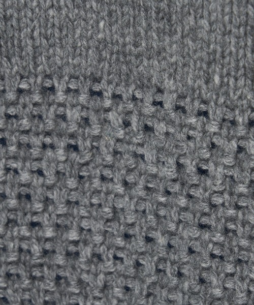 three dots（スリードッツ）の「Men's tasmania l/s mock neck（ニット/セーター・メンズ・オートミール/ネイビー/グレー・MEDIUM/SMALL/LARGE）」の15枚目の写真