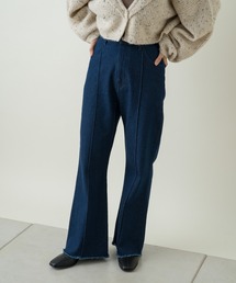 Kastane | 【SETUP対応】フレアステッチデニム(デニムパンツ)