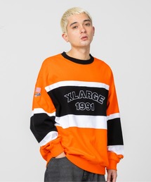 XLARGE | PANELED HEAVY WEIGHT L/S TEE(Tシャツ/カットソー)