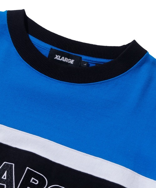 XLARGE（エクストララージ）の「PANELED HEAVY WEIGHT L/S TEE（Tシャツ/カットソー・メンズ・オレンジ/ブルー/グリーン・S/M/L/XL）」の9枚目の写真