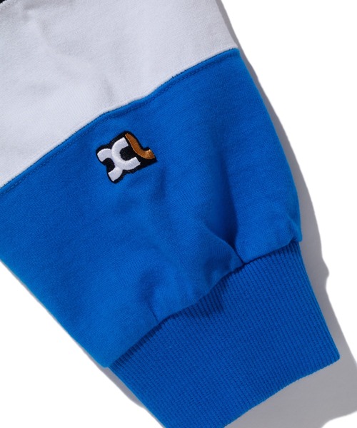 XLARGE（エクストララージ）の「PANELED HEAVY WEIGHT L/S TEE（Tシャツ/カットソー・メンズ・オレンジ/ブルー/グリーン・S/M/L/XL）」の11枚目の写真