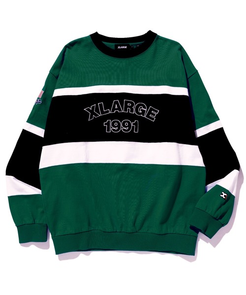 XLARGE（エクストララージ）の「PANELED HEAVY WEIGHT L/S TEE（Tシャツ/カットソー・メンズ・オレンジ/ブルー/グリーン・S/M/L/XL）」の17枚目の写真