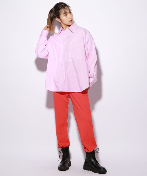 PBLIM（ページボーイリム）の「【PAGEBOYLIM】ストライプシャツ（シャツ/ブラウス・レディース・ブルー系その他/ピンク系その他/ブラック系その他・MEDIUM/LARGE）」の15枚目の写真