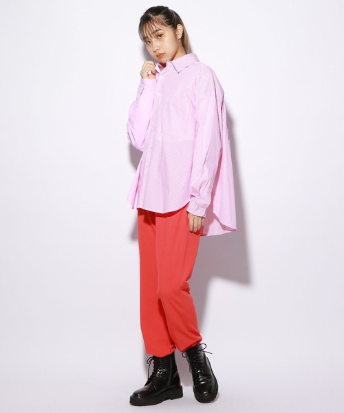 PBLIM（ページボーイリム）の「【PAGEBOYLIM】ストライプシャツ（シャツ/ブラウス・レディース・ブルー系その他/ピンク系その他/ブラック系その他・MEDIUM/LARGE）」の9枚目の写真