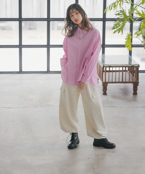 PBLIM（ページボーイリム）の「【PAGEBOYLIM】ストライプシャツ（シャツ/ブラウス・レディース・ブルー系その他/ピンク系その他/ブラック系その他・MEDIUM/LARGE）」の20枚目の写真