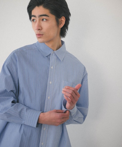 PBLIM（ページボーイリム）の「【PAGEBOYLIM】ストライプシャツ（シャツ/ブラウス・レディース・ブルー系その他/ピンク系その他/ブラック系その他・MEDIUM/LARGE）」の22枚目の写真