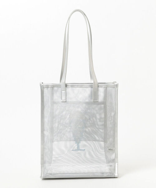 Ray BEAMS（レイビームス）の「Casselini × Ray BEAMS / 別注 クロス ステッチ トートバッグ（トートバッグ・レディース・シルバー/ブラック・ONE SIZE）」の6枚目の写真