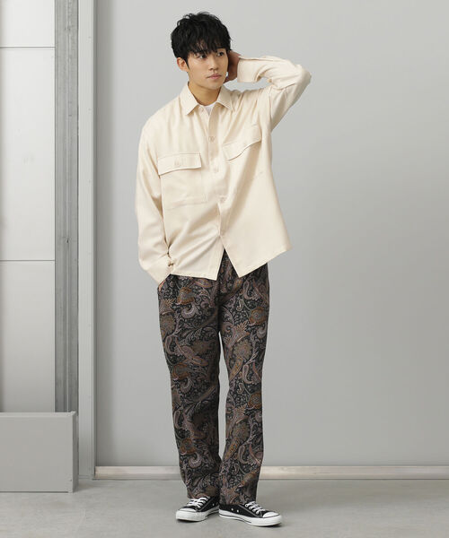 BEAMS HEART(ビームスハート)の「BEAMS HEART / プリント ワイド イージー パンツ(その他パンツ・メンズ・ブラック/レッド系その他7・SMALL/MEDIUM/LARGE)」の3枚目の写真