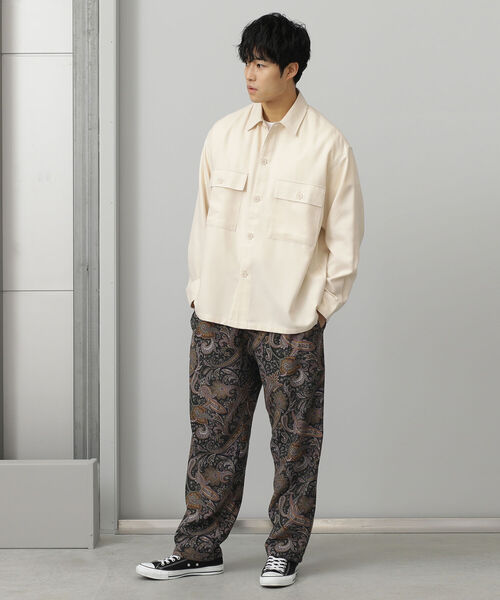 BEAMS HEART(ビームスハート)の「BEAMS HEART / プリント ワイド イージー パンツ(その他パンツ・メンズ・ブラック/レッド系その他7・SMALL/MEDIUM/LARGE)」の4枚目の写真